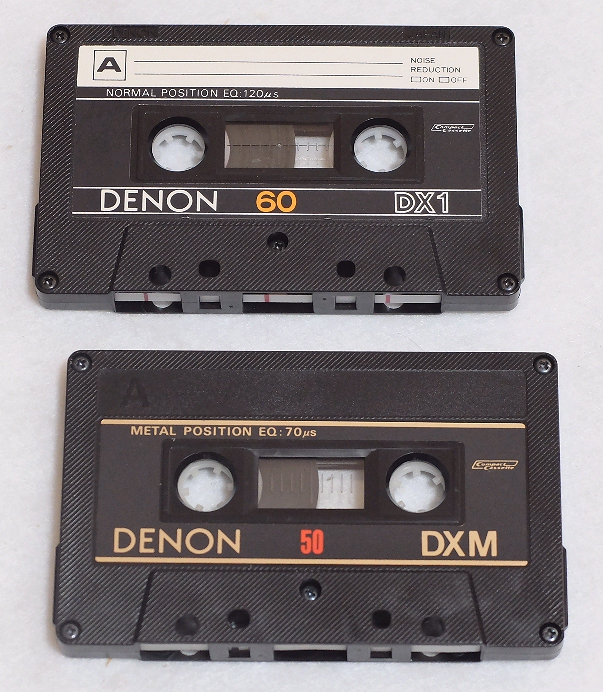 DENON カセットテープ　DX1  往復50分　3本パック