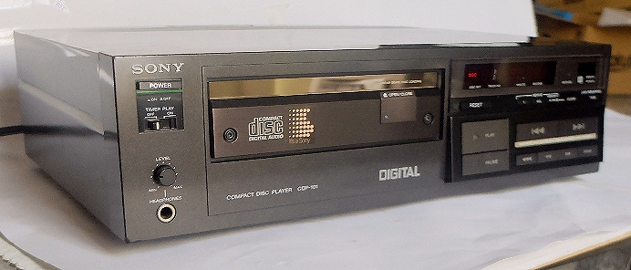 SONY ソニー CDP-101 世界初の　CDプレーヤー　デッキ人気ワードCDプレーヤー
